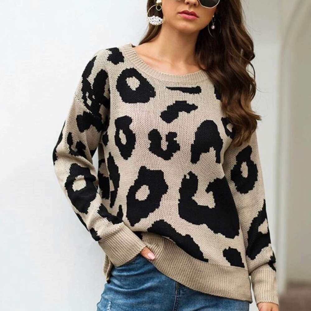 Suéter estampado nuevo